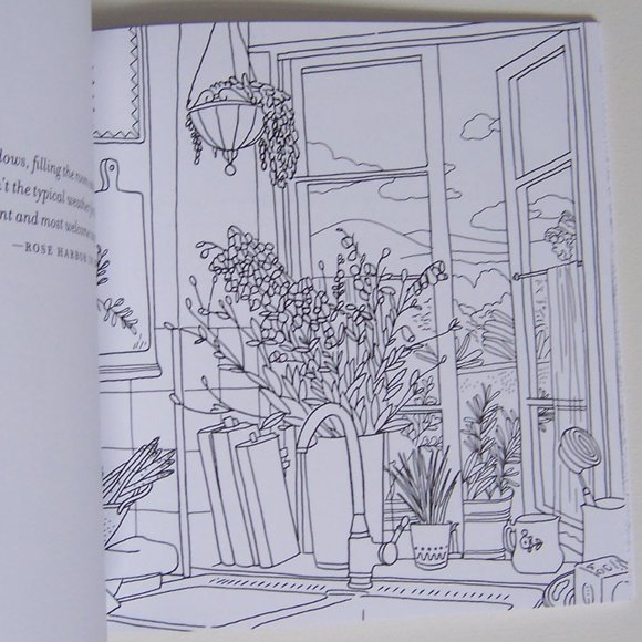 DEBBIE MACOMBER Come Home to Color COLORING BOOK - Picture 2 of 7